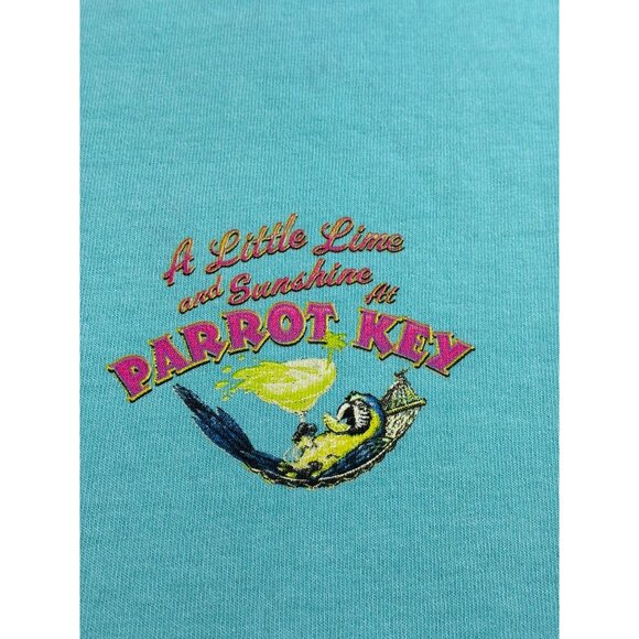 Parrot Key Beach T-Shirt Fort Myers Beach, Florida Turquoise XL - Picture 5 of 8